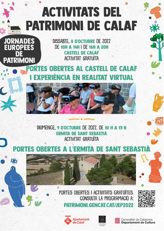 Jornades Europees del Patrimoni 2022 a Calaf -  Jornades Europees del Patrimoni 2022 a Calaf -