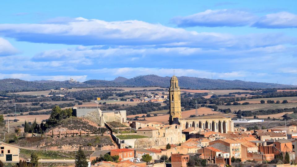 12.10.2022 Vista del castell  Calaf -  Ramon Sunyer