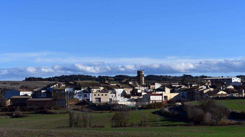 18.12.2022 Vista del poble  Massoteres -  Ramon Sunyer