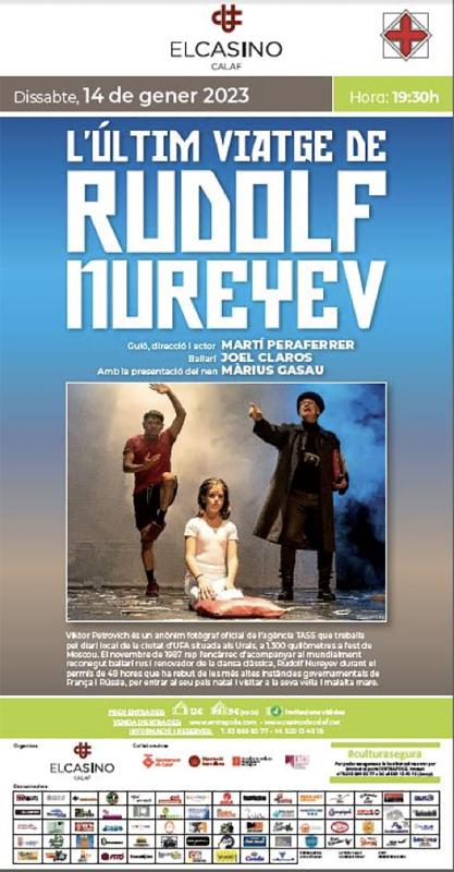 cartell Espectacle 'L'últim viatge de Rudolf Nureyev'