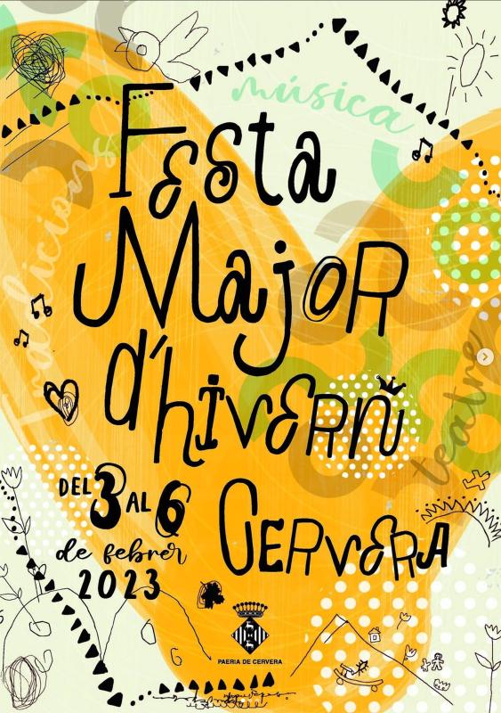 cartell Festa Major d’Hivern de Cervera 2023