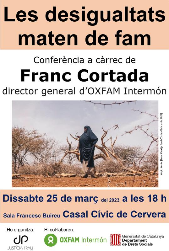 cartell Les desigualtats maten de fam