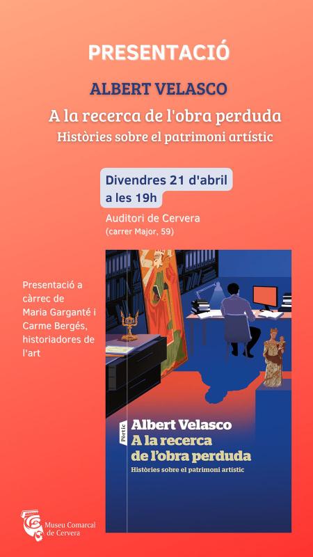 Presentació llibre d'Albert Velasco - Cervera