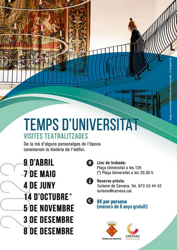  Visite guidée Visita teatralitzada 'Temps d'Universitat' 2023
