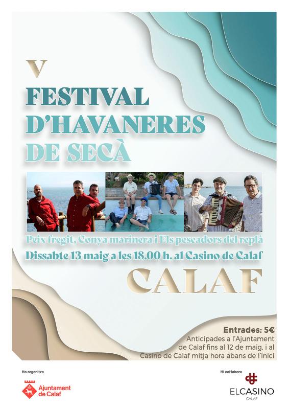 cartell V Festival d'havaneres de secà