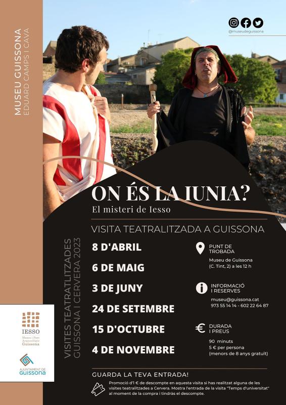  Visita guiada Visita teatralitzada 'On és la Iunia?' 2023