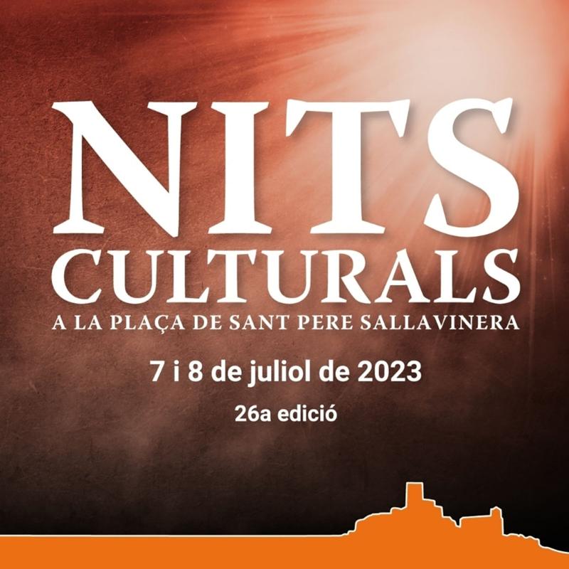 cartell 25a Nits Culturals de Sant Pere Sallavinera - Sant Pere Sallavinera