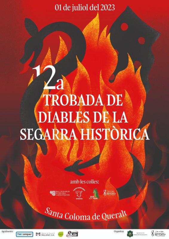 cartell 12a Trobada de Diables de la Segarra històrica