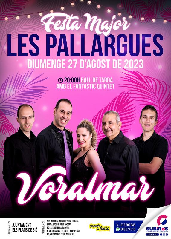 cartell Festa Major de Les Pallargues 2023 - Les Pallargues