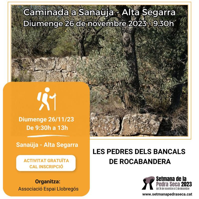 cartell Setmana de la Pedra Seca a Sanaüja - Sanaüja cartell Setmana de la Pedra Seca a Sanaüja - Sanaüja