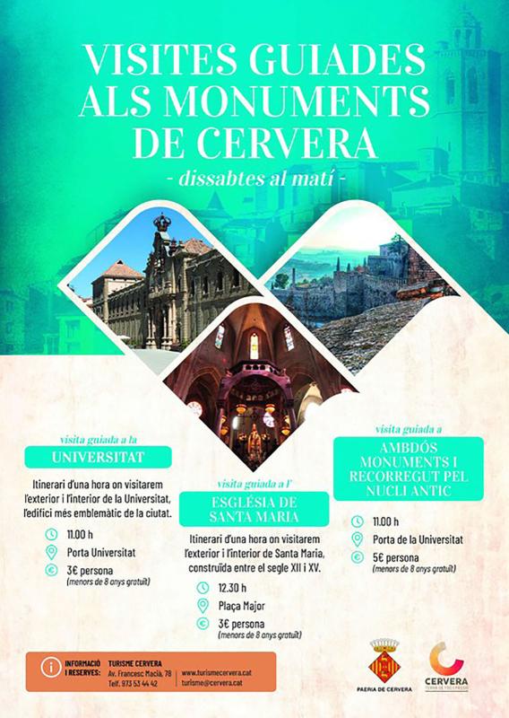  Visita guiada  a Cervera 2024