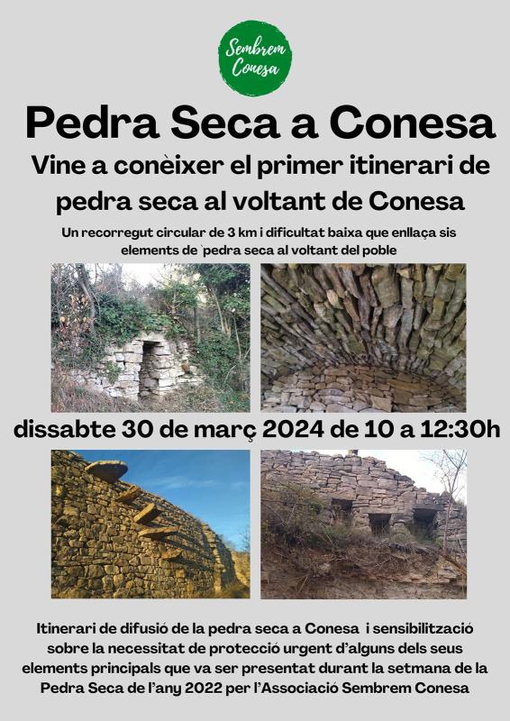   itinerari de pedra seca a Conesa