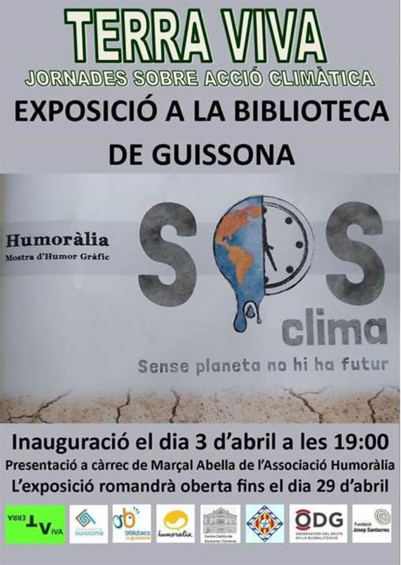 cartell Exposició 'SOS clima: sense planeta no hi ha futur'