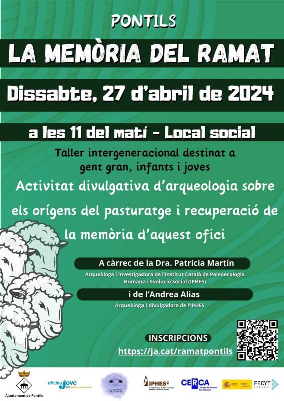 cartell Activitat 'La memòria del ramat'