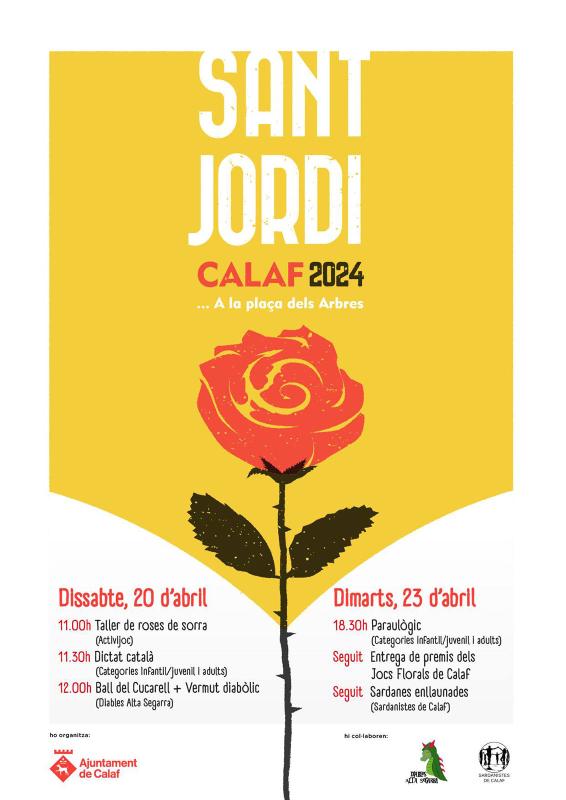   Diada de Sant Jordi 2024 a Calaf