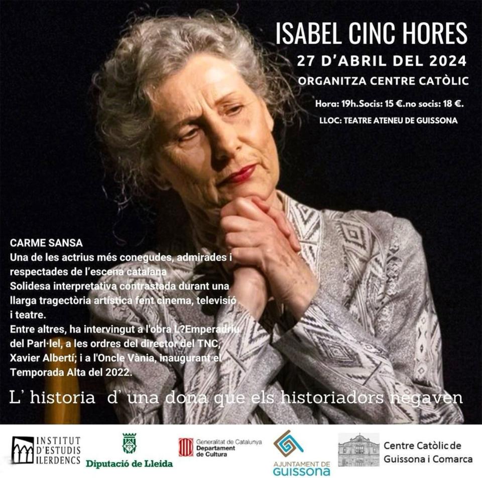  Theater ' Isabel cinc hores'