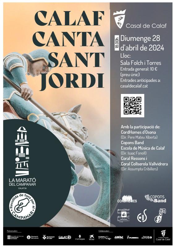 cartell Calaf canta St Jordi