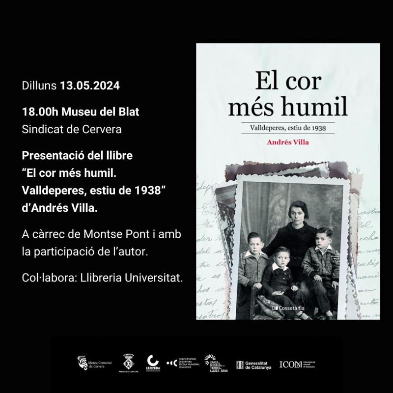 Presentació llibre Dia Internacional dels Museus 2024 a Cervera - Cervera