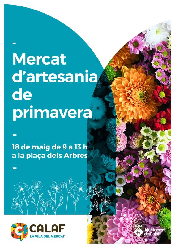 cartell Mercat d'artesania de primavera