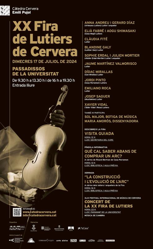 cartell Fira de Luthiers - Cervera