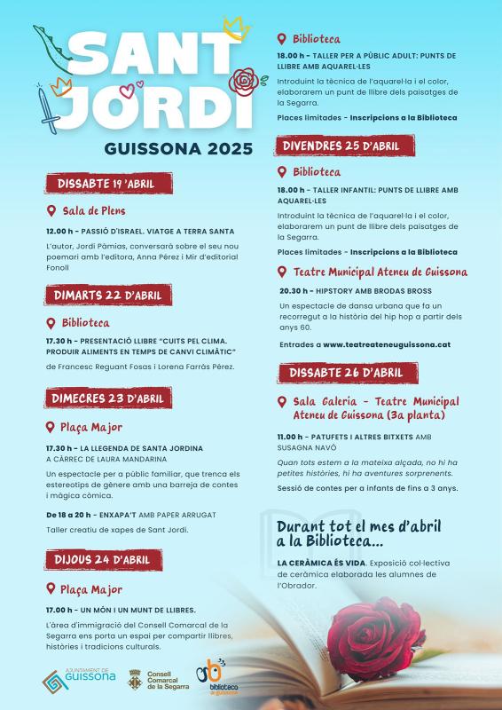  Festa Diada de Sant Jordi 2025 a Guissona
