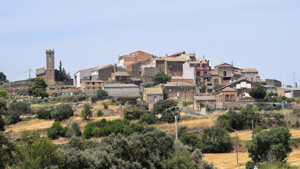 Vista de Sant Ponç i el poble 28.7.2018 Vista de Sant Ponç i el poble Palou - Ramon Sunyer