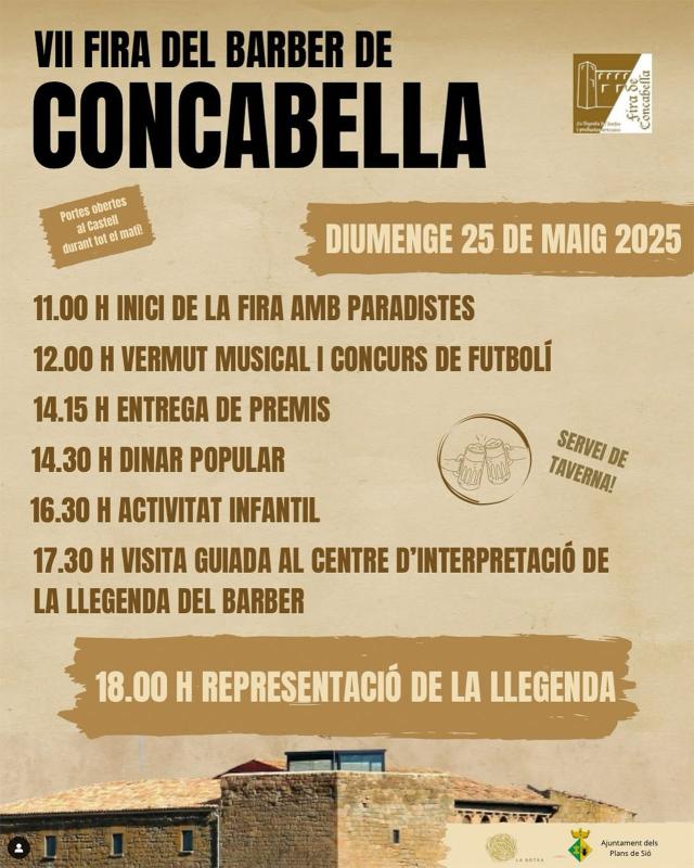 cartell VII Fira del Barber de Concabella cartell VII Fira del Barber de Concabella