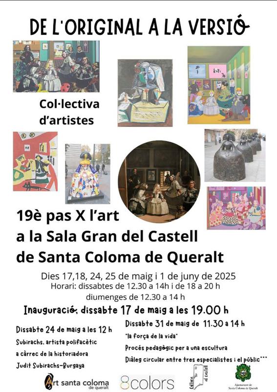 cartell Exposició col·lectiva '19e pas X l'art' cartell Exposició col·lectiva '19e pas X l'art'