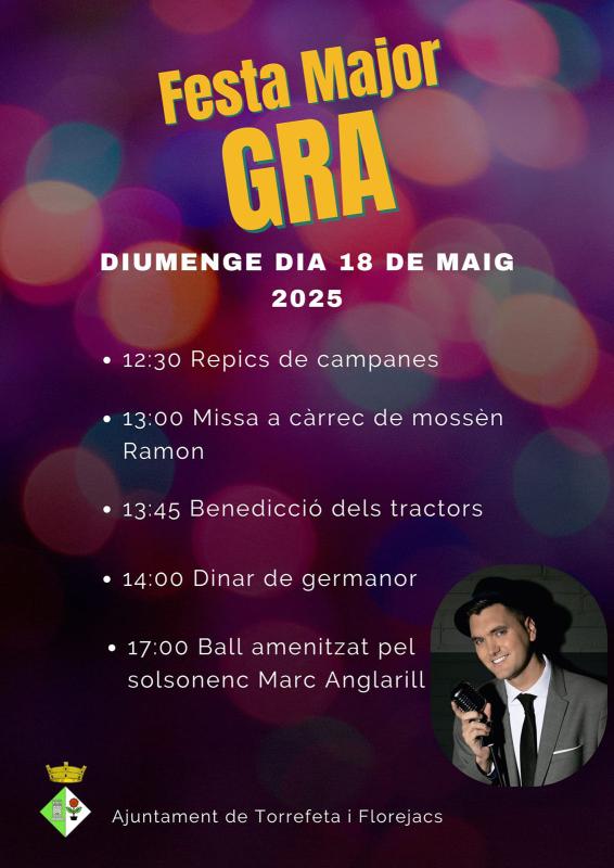 cartell Festa Major de Gra 2025 cartell Festa Major de Gra 2025