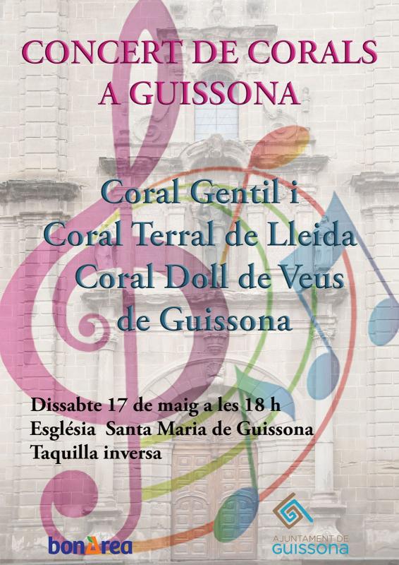 cartell Concert de Corals cartell Concert de Corals