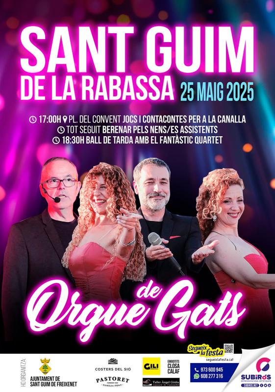 cartell Festa Major de Sant Guim de La Rabassa 2025 cartell Festa Major de Sant Guim de La Rabassa 2025