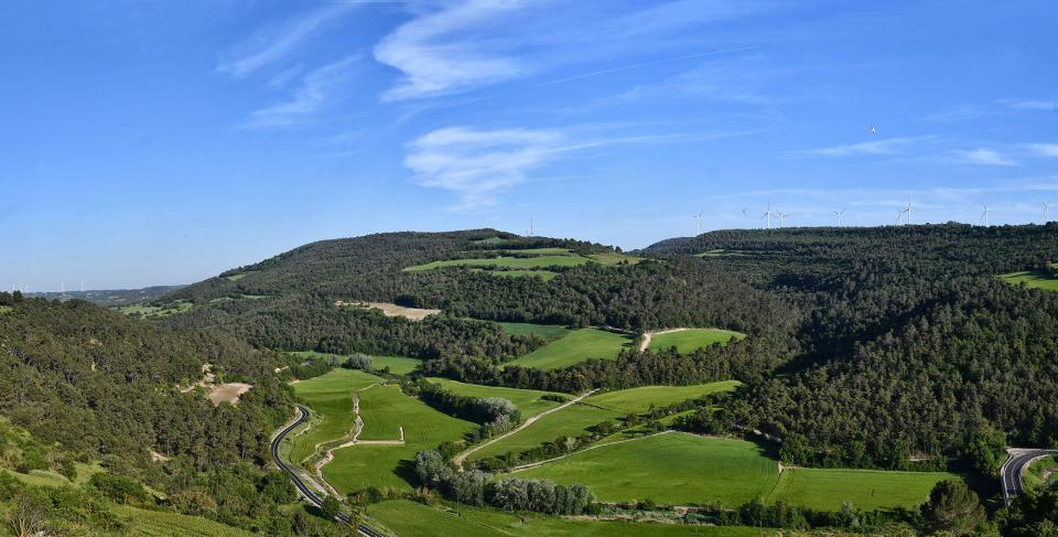 Panorama de les obagues del Corb 17.5.2025 Panorama de les obagues del Corb Albió - Ramon Sunyer