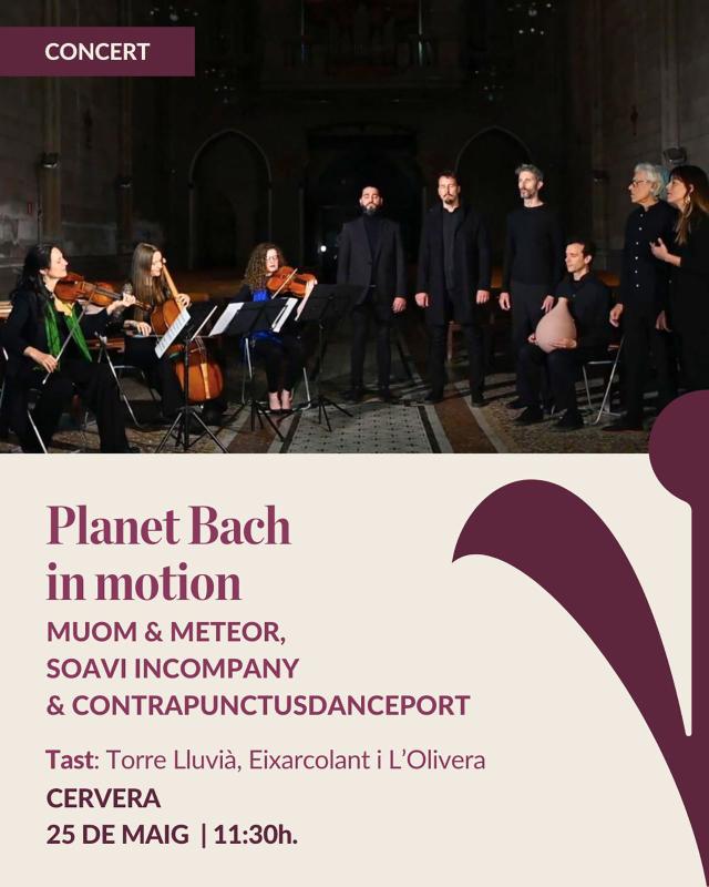 cartell Espurnes barroques 'Planet Bach in motion' cartell Espurnes barroques 'Planet Bach in motion'