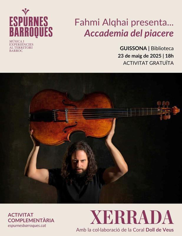cartell xerrada Espurnes barroques 'Arabesques à la viole' - Guissona
