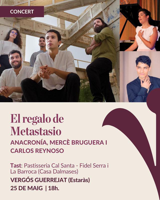 cartell Espurnes barroques 'El regal de Metastasio' cartell Espurnes barroques 'El regal de Metastasio'