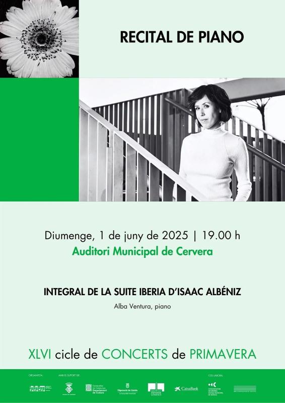 cartell Recital de piano d’Alba Ventura