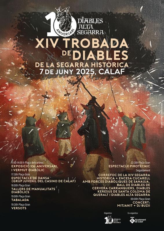 cartell XIV Trobada de Diables de la Segarra Històrica cartell XIV Trobada de Diables de la Segarra Històrica