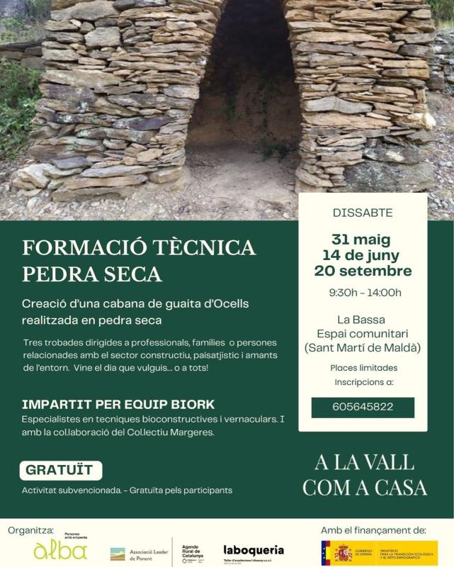   Formació tècnica pedra seca
