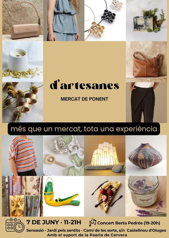 cartell D’artesanes – Mercat de Ponent cartell D’artesanes – Mercat de Ponent