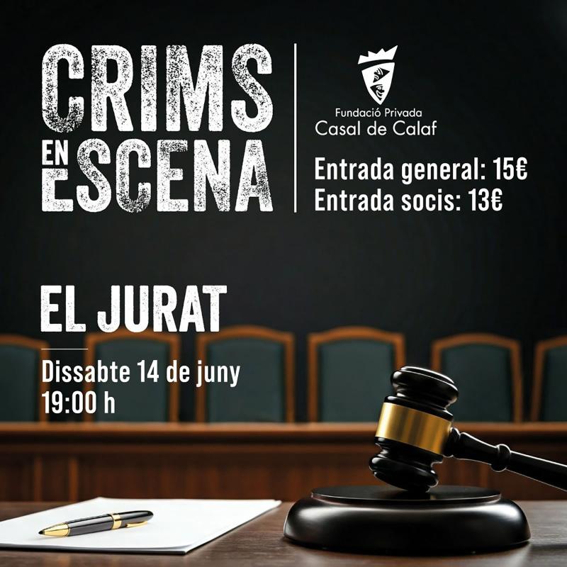  Teatre 'Crims en escena, el Jurat'