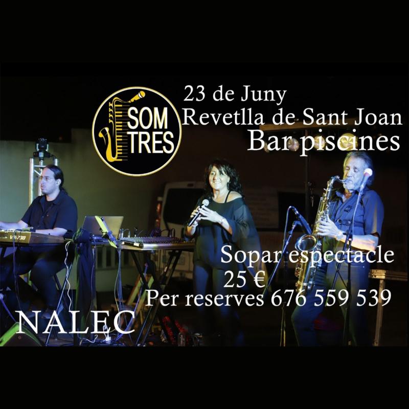 cartell Revetlla de Sant Joan 2025 a Nalec