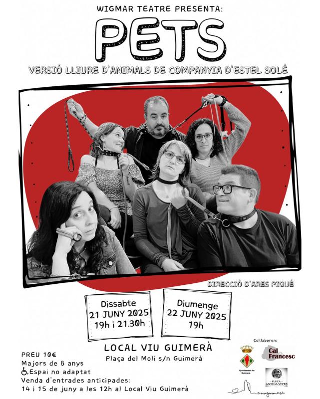 cartell Teatre 'Pets'