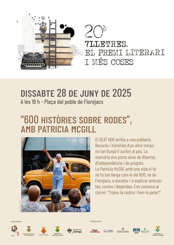   '600 històries sobre rodes' amb Patricia McGill