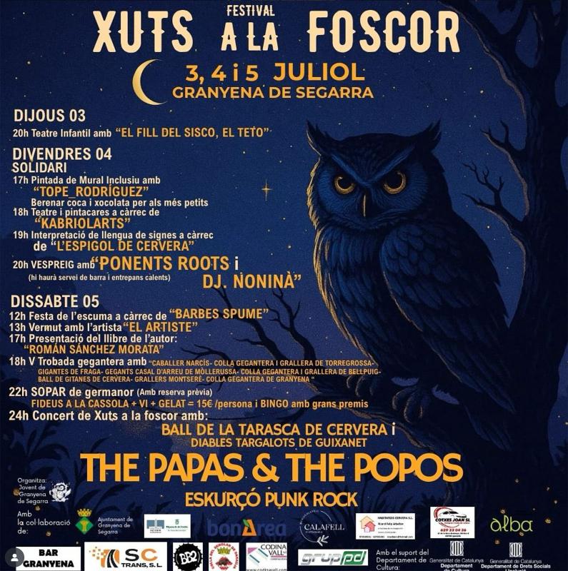 cartell Xuts a la Foscor 2025 cartell Xuts a la Foscor 2025