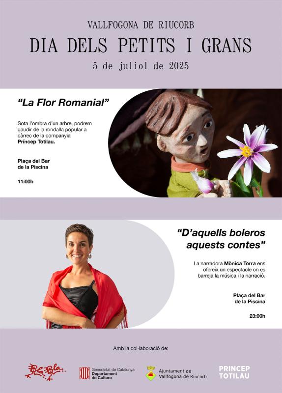 cartell Dia dels petits i grans a Vallfogona de Riucorb