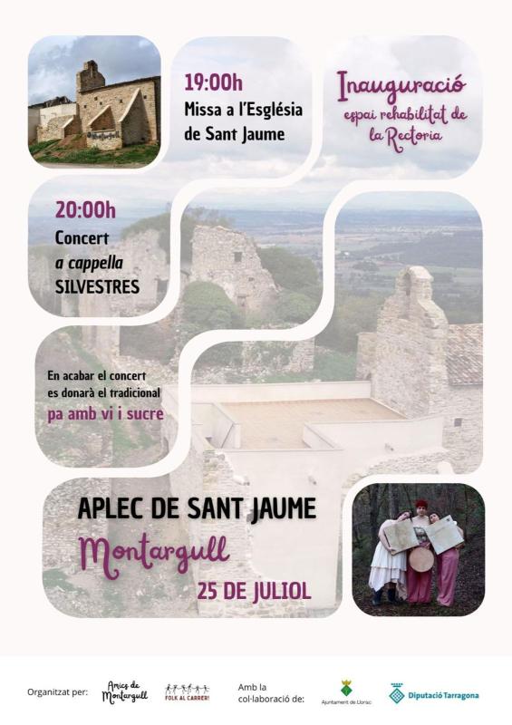 cartell Aplec de Sant Jaume a Montargull