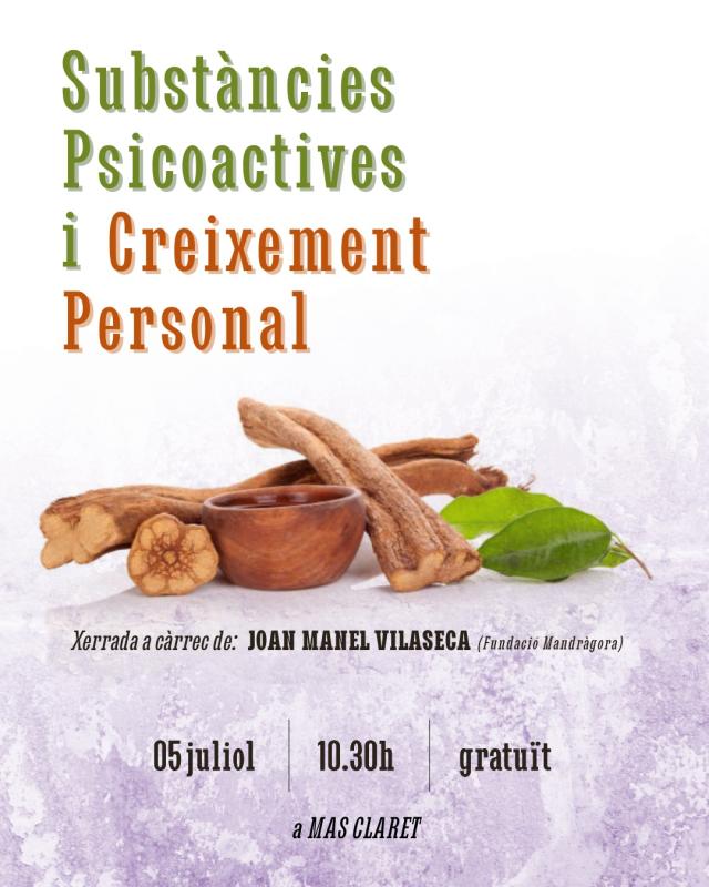 cartell Substàncies psicoactives i Creixement personal - 