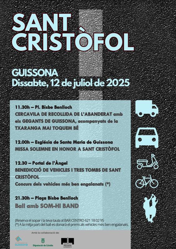 cartell San Cristòfol 2025 a Guissona cartell San Cristòfol 2025 a Guissona