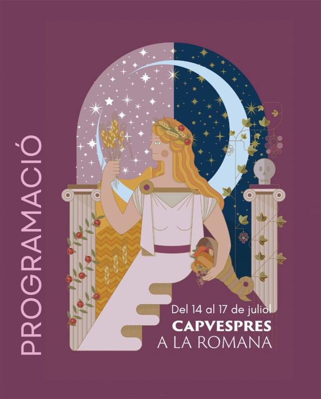 cartell Capvespres a la romana 2025 cartell Capvespres a la romana 2025