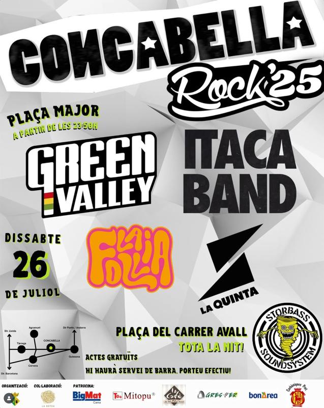 cartell Concabella Rock 25